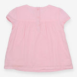 Tunic Short Sleeve Pink Bunnies and Flower