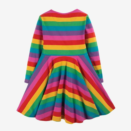 Sofia skater dress foxglove rainbow