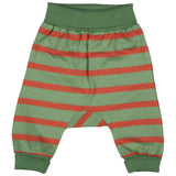 Baby joggers green and orange stripe