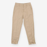 Jaeger Womens Tan Chinos Slim Fit Cropped Cotton S
