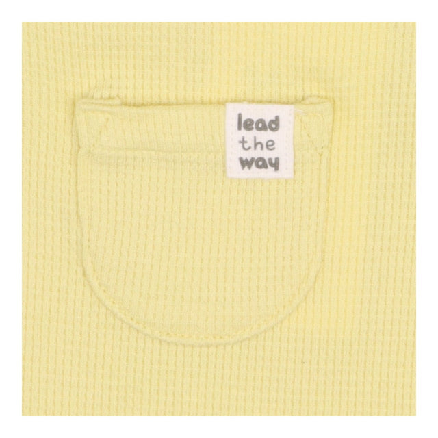 Sleepsuits Waffle Green, Cream and Yellow 3-Pack