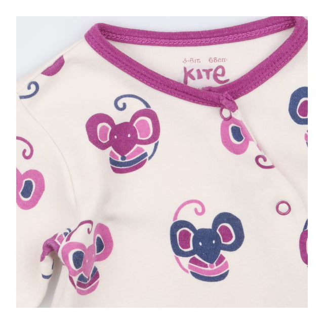 Sleepsuit Purple Trim Mice
