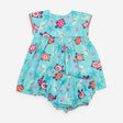Blue Sealife Woven Dress & Bloomers