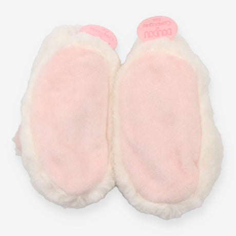 White Bunny Fluffy Slippers -Doudou