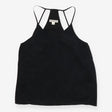 Halter Back Black Strappy top