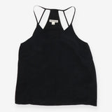 Halter Back Black Strappy top