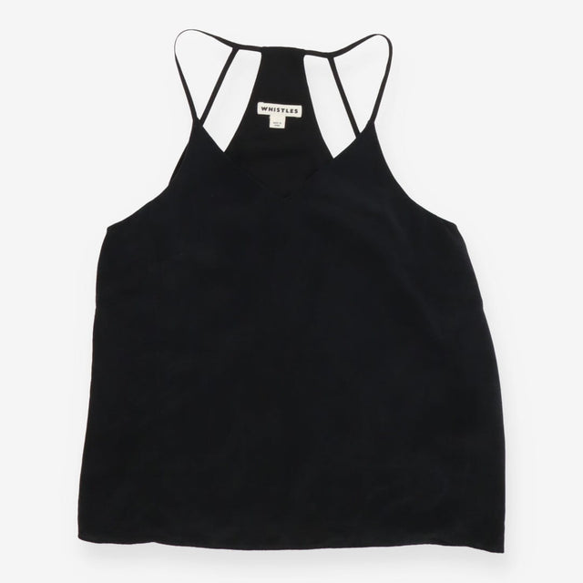 Halter Back Black Strappy top