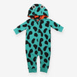 Pramsuit Teal and Black Frog