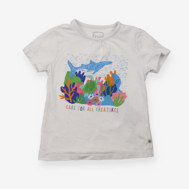 T-Shirt White Care For All The Creatures