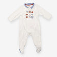 White "My Forest Friends" Sleepsuit 