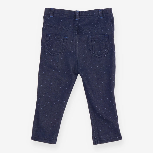 Navy Leggings with Spots