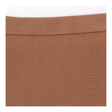Camel Brown Knitted A Line Midi Skirt