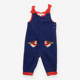Blue Cord Robin Dungarees