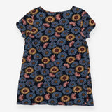 Seasalt Blue Sunflower Print Long Sleeve