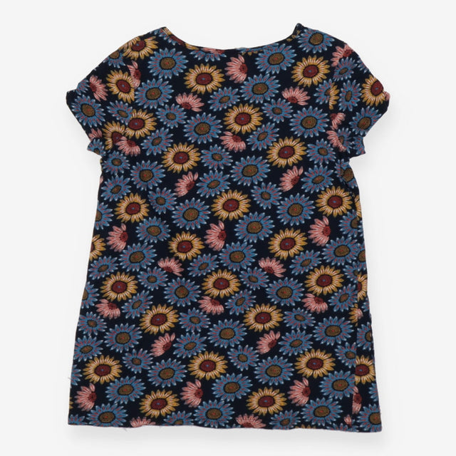 Seasalt Blue Sunflower Print Long Sleeve