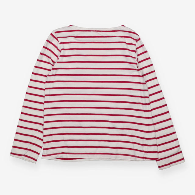 T-shirt long sleeve pink stripe toucans