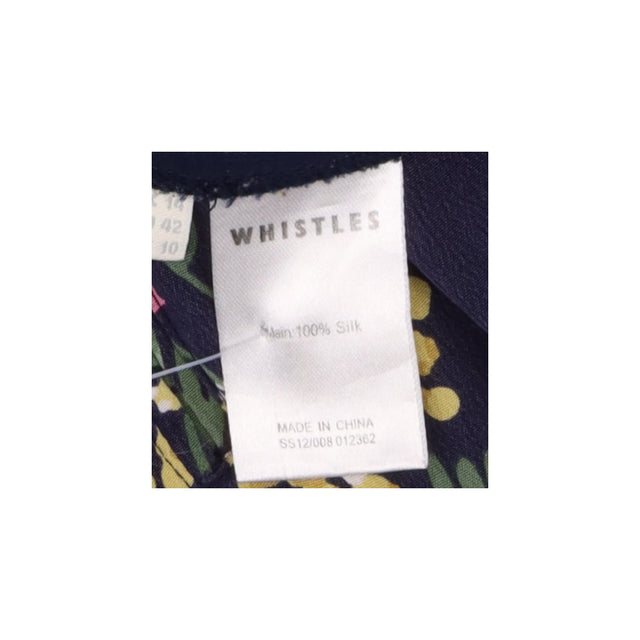 Whistles Floral Trousers Navy Pink Yellow Mimosa O