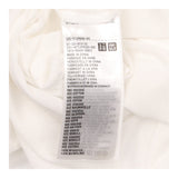 White Viscose Cotton Gathered Long Sleeve Shirt