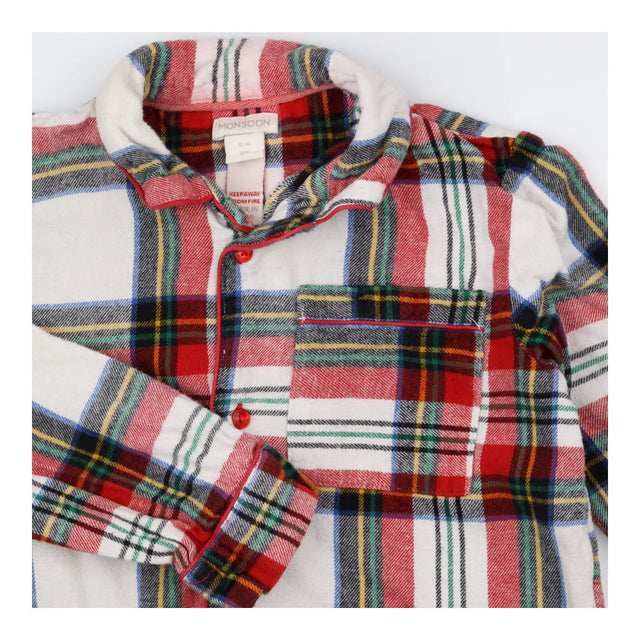 Red and White Plaid Pyjamas 