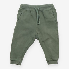 Green Joggers Plain