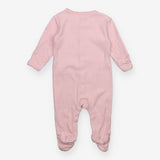 Sleepsuit pink flowers