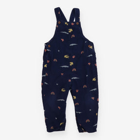 Dungaree navy cord crocodile
