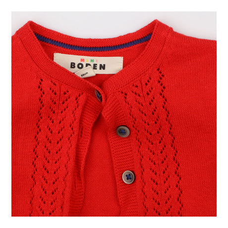 Cardigan Knit Red