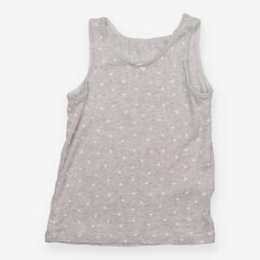 Vest grey lace hearts 