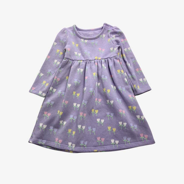 Lilac Tulip Jersey Dress