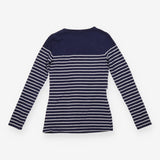Breton Top Navy White Stripe Long Sleeve Nursing
