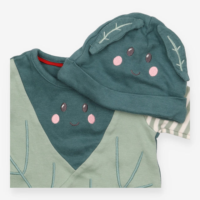 Cabbage Bodysuit and Hat