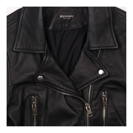 Bolongaro Trevor Jacket Black Sheep Leather Biker