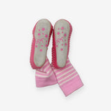 Slippers Pink Stripe Mouse Moccasins