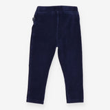 Velour Jogger Navy with Fake Pockets in the Front