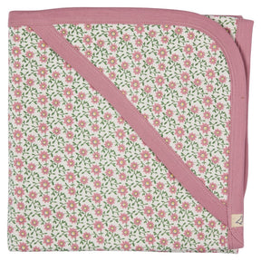 Hooded Blanket - Ditsy Pink