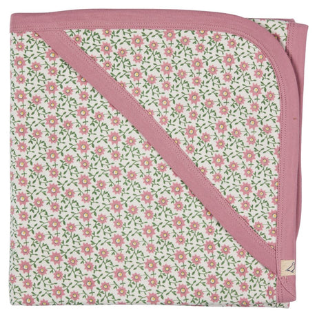 Hooded Blanket - Ditsy Pink