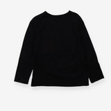 Long sleeve basic black t-shirt