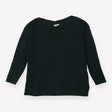 Green Boatneck Chevron Knit Sweater Soft Jumper