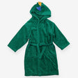 Green dino dressing gown