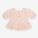 Dress pink cord flowers LS Peter Rabbit