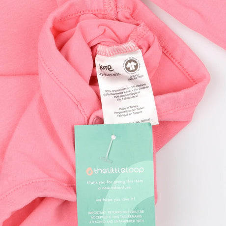 Bright pink frill shoulder bodysuit