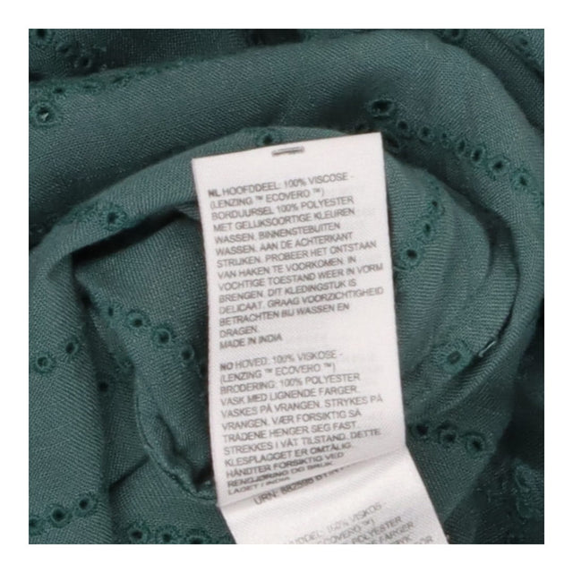 White Stuff Green Broderie Anglaise 100% Viscose B