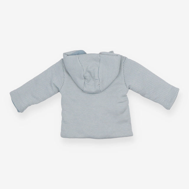 Cardigan Hooded Blue Stripe