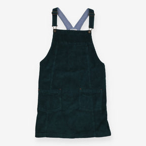 Pinafore Cord Forrest Green