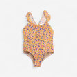 Swimming Costume Frill Strap Floral Print