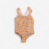 Swimming Costume Frill Strap Floral Print