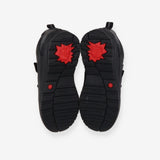 Black school shoe 2 Velcro straps alien