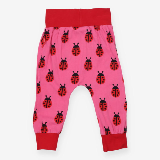 Pink ladybug leggings