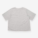 Grey Marl Oversized Longline T-Shirt