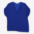 Blouse cobalt blue sleeveless